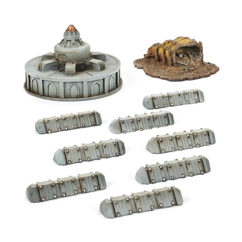 Adeptus Titanicus Turbine Crate and Barricades