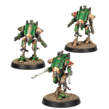 Adeptus Titanicus Armiger Knights Helverins and Warglaives