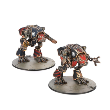 Adeptus Titanicus Legions Imperialis Warhound Titans With Ursus Claws And Melta Lances